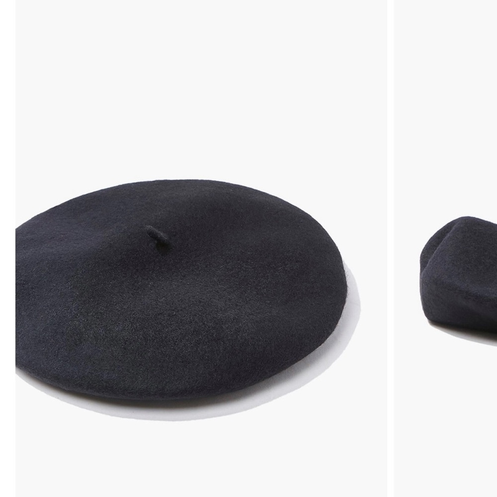 Classic french wool beret hat